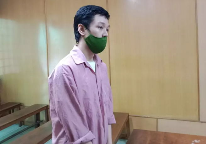 Bị cáo Phạm Thế Quang tại tòa.